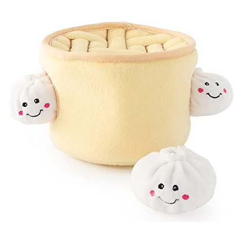 Burrow, Food Buddies Steamed Buns - Interactive Dog Toy...