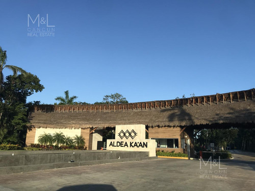 Terreno En Venta De 162 M2 En Aldea Ka´an En Puerto Morelos, Quintana Roo