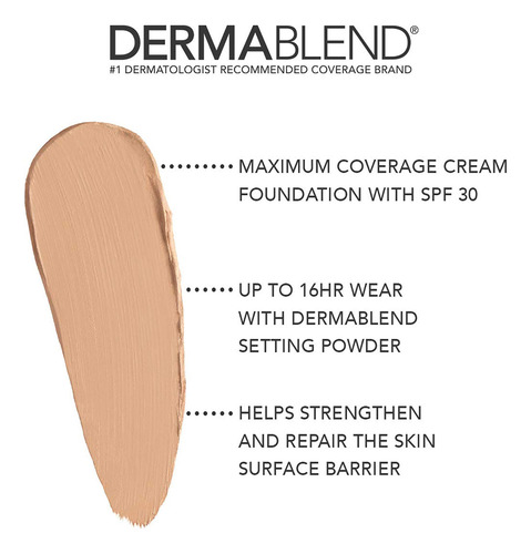Dermablend Cover Creme Full Coverage Cream Foundation With S