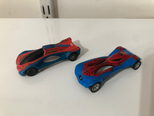  Lote De 2 Majorette - Spiderman  Similar Hot Wheels 