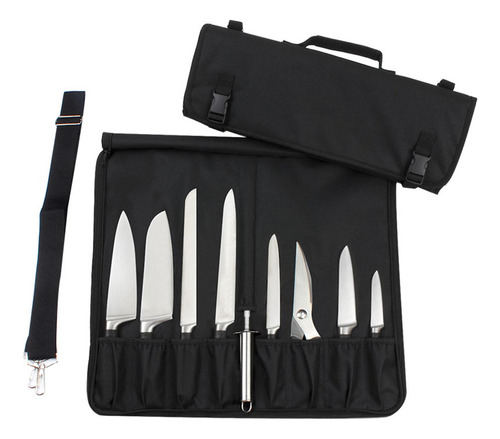 . Estuche Para Cuchillos, Bolsa De Rollo De Cuchillo Del
