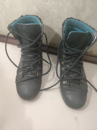 Bota Corta Dama Negra - Talle 36 (Usado)