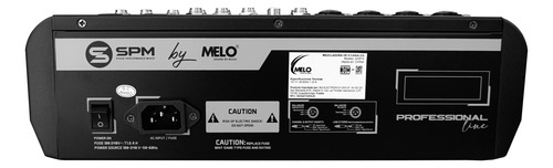 Mezcladora Sx6fx Melo 4 Canales 1 Estero C/ Efectos, Usb Y B