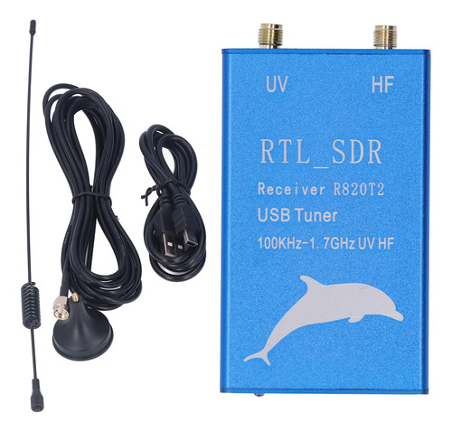 Receptor Sintonizador De Radio Usb Rtl Sdr Hf Uhf Vhf 100khz