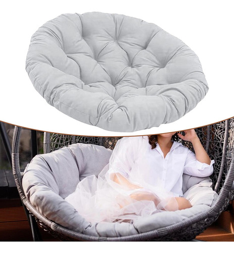 . Cojín Acolchado Redondo For Silla Con Forma De Huevo,