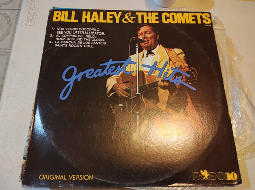 Bill Haley And The Comets Greatest Hits Vinyl,lp,acetato 