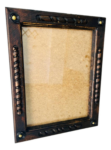 1 Cuadro- Tamaño Carta- De 33 Cm X 27 Cm- Madera- Artesanal