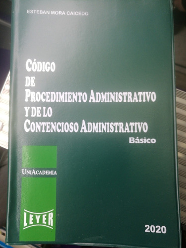 Código De Procedimiento Administrativo Leyer 2021