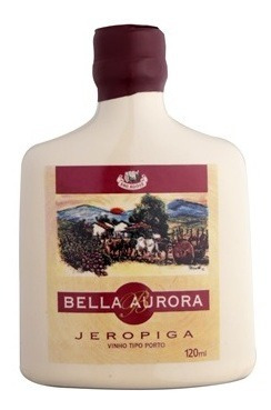Jeropiga Garrafa De Ceramica Branca 120ml - Bella Aurora