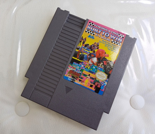 Jogo Formula One Built To Win Raro Nes 72 Pinos Impecável