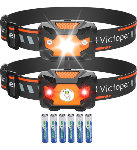 Faros Led Ipx5, 1100 Lúmenes, 4 Modos, Luz Roja Para Correr