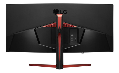 Imagen 3 de 4 de Monitor gamer curvo LG UltraGear 34GL750 led 34" negro y rojo 100V/240V