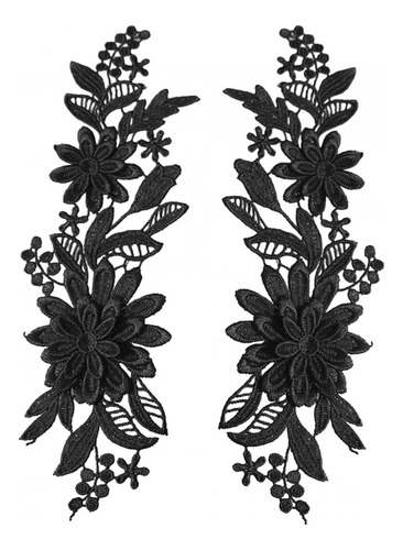 Apliques De Encaje De 2 Piezas, Apliques De Boda, Apliques