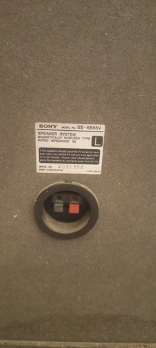 Parlantes Sony Lbt-xb66 Funcionando Perfectamente Negro