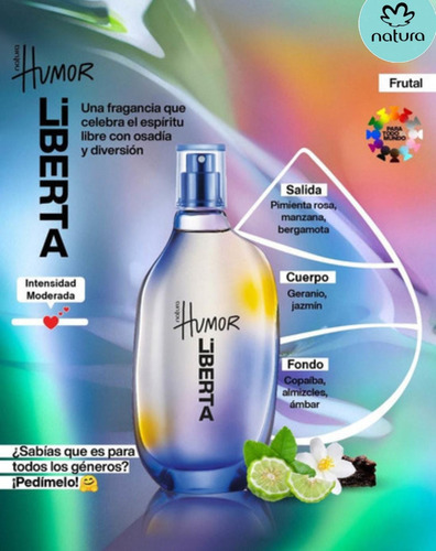 Kit 3 Perfumes Humor Envolve-liberta-transforma 75ml Natura