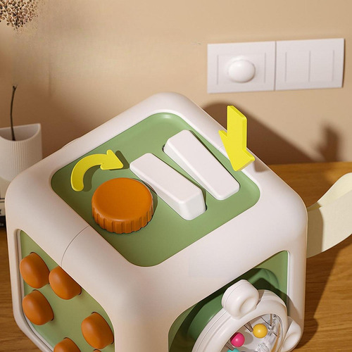 Cubo De Actividades, Juguete Sensorial, Educativo, Cubo Rosa