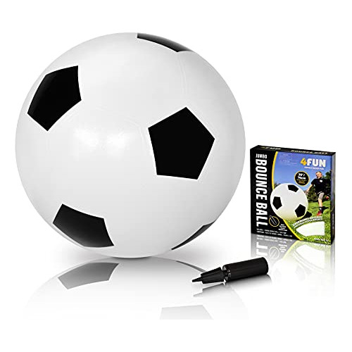 4fun Jumbo Soccer Ball, 30  En Diámetro - Durable Inflated S
