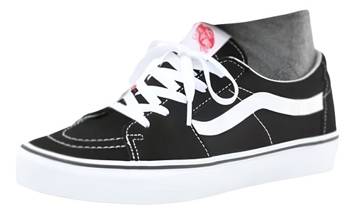 Zapatillas Vans U Sk8 - Low Clásicas Negro Y Blanco