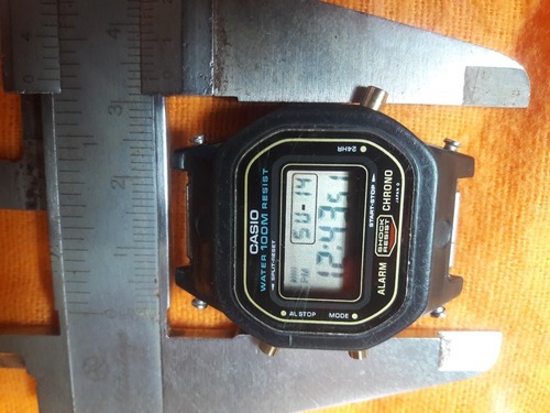 Relógio Antigo Mini G-shock Casio Dw-500 Raro Leia Descrição