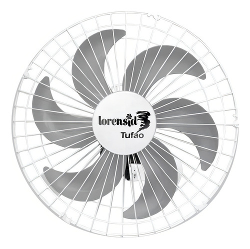 Ventilador De Parede Tufão 50cm Max Loren Sid Branco M2