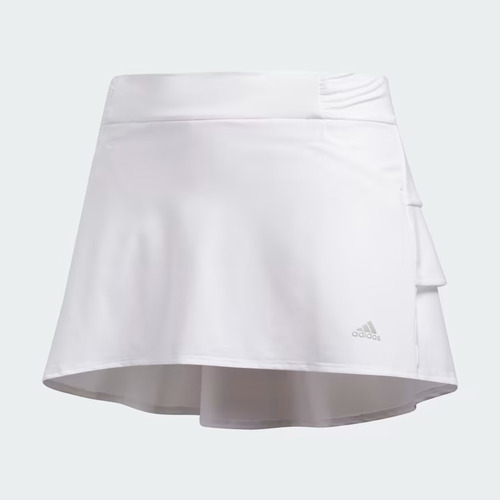 Falda Deportiva Niñas Talla S Con Faralaos Blanca Golf Tenis