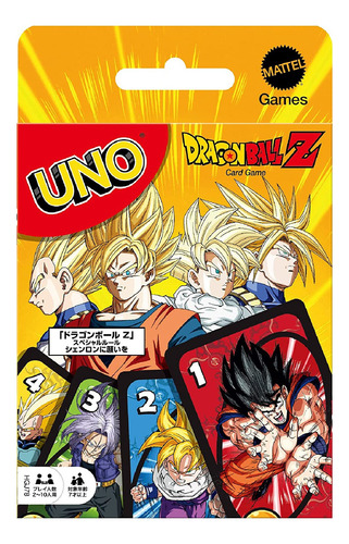 Uno Edición Especial Dragon Ball Z Juego De Mesa Uno