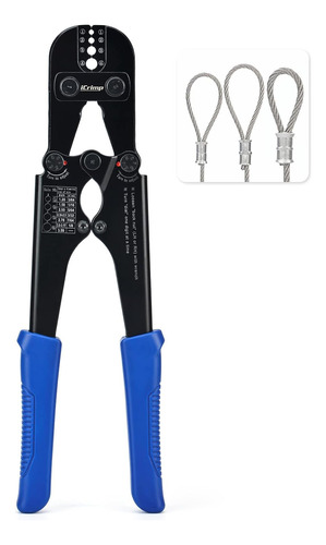Icrimp Wire Rope Crimping Tool For Aluminum Oval Sleeves, Aa