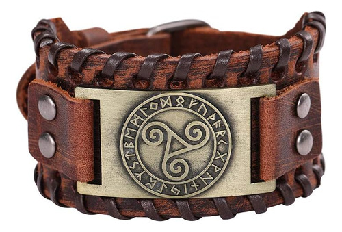 Sipuris Pulsera Vikinga De Triskelion Celta Para Hombres Tri