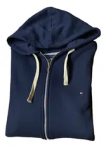 Comprar Campera Buzo Hombre Canguro Cierre Capucha Frisa Gris
