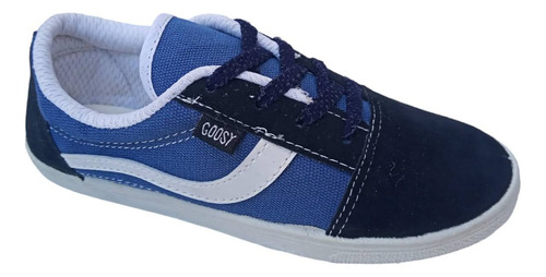 Zapatilla Lona Unisex Niños Goosy Urbana Cordones Nenes 