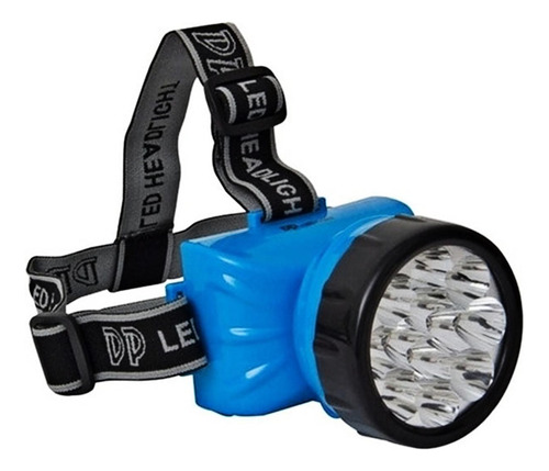 Lanterna De Cabeça 12 Leds Dp-722b Recarregável Resistente