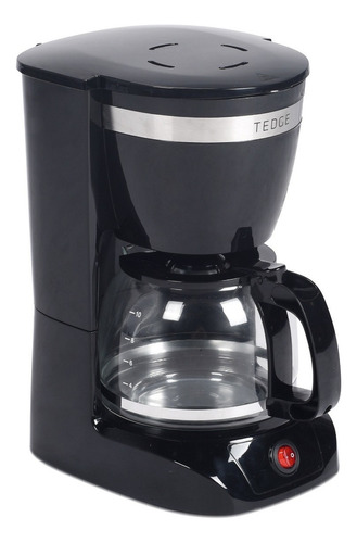 Cafetera De Filtro Reutilizable Electrica - Tedge Color Negro