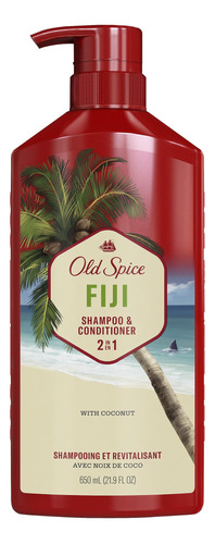 Old Spice Fiji - Champú Y Acondicionador 2 En 1 Para Hombr.