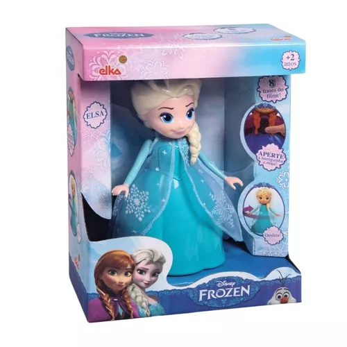 Boneca Frozen Musical - Elsa Canta Em 4 Linguas- Mattel