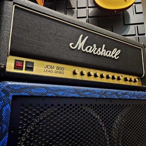 Amplificador Marshall Jcm800 2210 1984 Split Channel 100w Preto (Usado)
