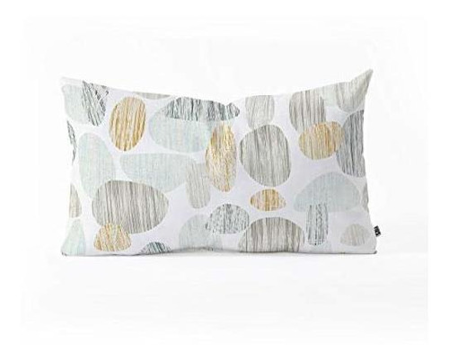 Deny Designs Shanon Turner Pebbles Cojín Rectangular De Cobr