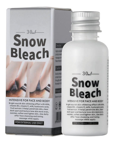 Crema Blanqueadora De Nieve Para El Cuerpo, Crema Aclaradora