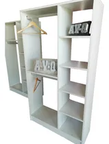 Comprar Mueble Exhibidor Perchero Comercial Mostrador De Ropa Barral