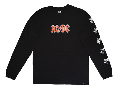 Playera Dc Shoes Ac/dc About To Rock Adyzt04981 Kvj0 Black