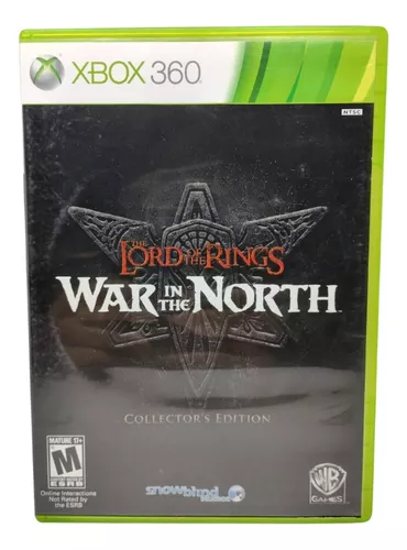 Jogo O Senhor dos Aneis Guerra do Norte - Xbox 360 Mídia