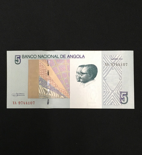 Imagen 3 de 3 de Angola 2012 - Africa - 5 Kwanzas - Unc P# 151a
