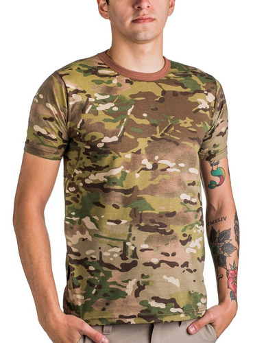 Remera Camufladas Para Hombre Talle Especiales Manga Corta