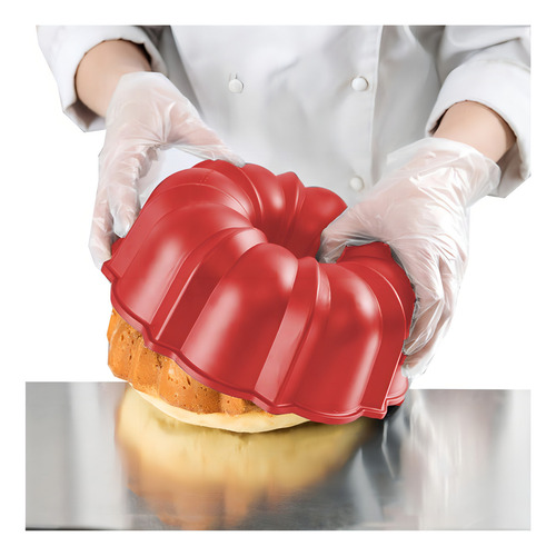 Molde Rosca Panque Pan Antiadherente Acero Inoxidable Horno
