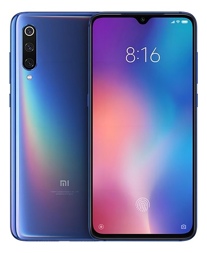Xiaomi Mi 9 Dual SIM 128 GB azul-oceano 6 GB RAM - Excelente (Recondicionado)