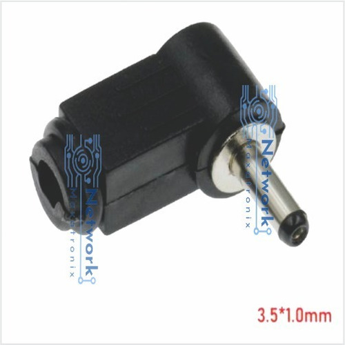 Conector Plug Dc 90 Grado 3.5x1.0mm