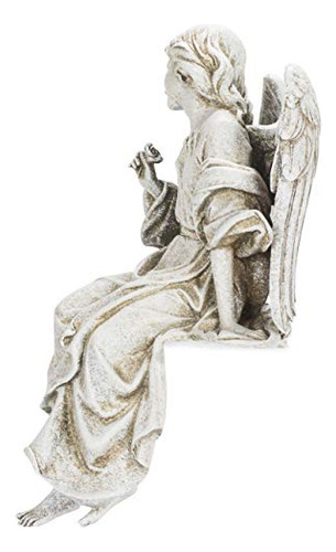 Joseph Studio 64554 Tall Sitting Angel Looking Down Statue 1