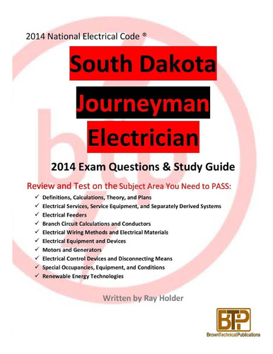 Libro: South Dakota 2014 Journeyman Electrician Study Guide
