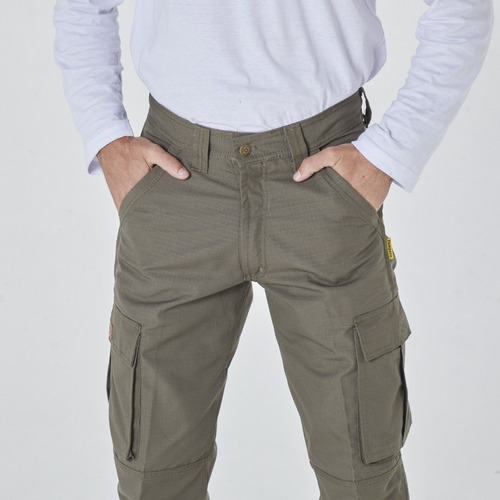 Imagen 2 de 5 de Pantalón Pampero Cargo Ripstop Antidesgarro - Talle 38 Al 60