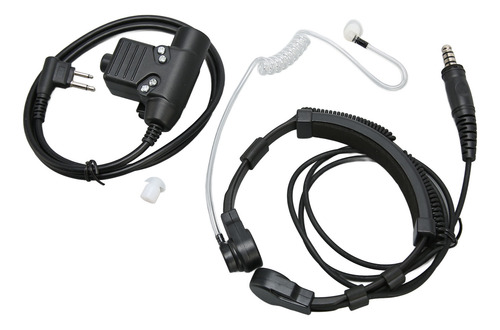 Auriculares Con Micrófono En Espiral, Walkie Talkie, U94 Ptt