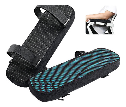 Juego De 2) Almohadillas De Reposabrazos De Espuma De